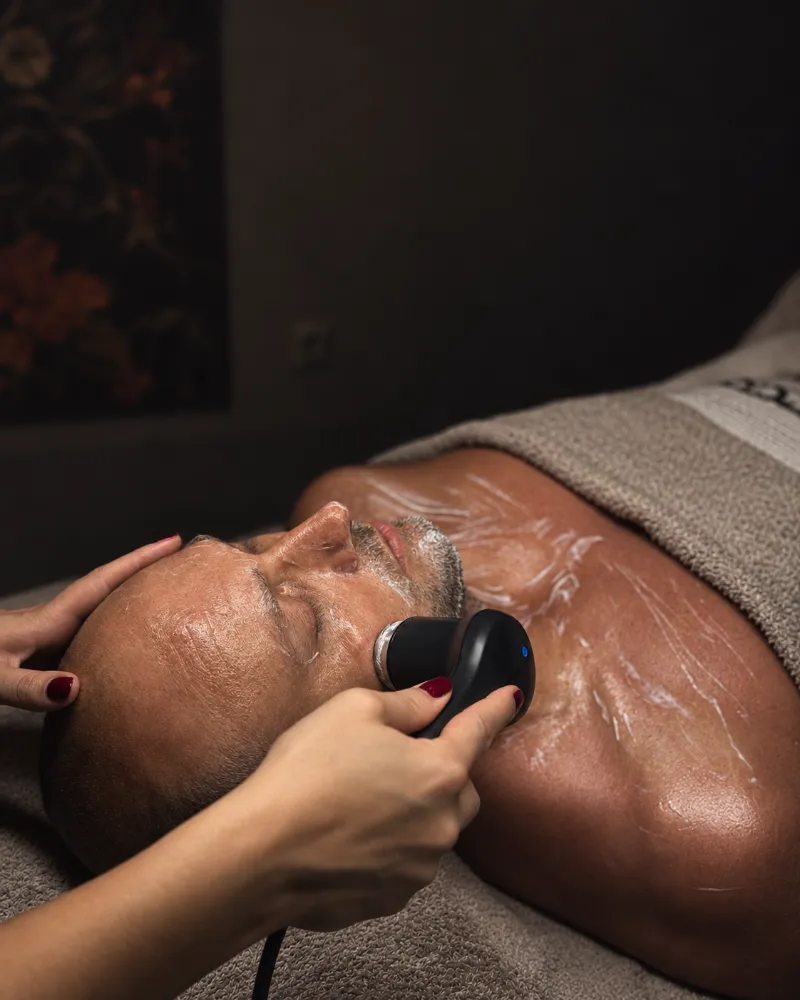 Ultrageluid Therapie tijdens MEN Performance bij Puur Diana